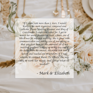 mark & Elizabeth testimonial